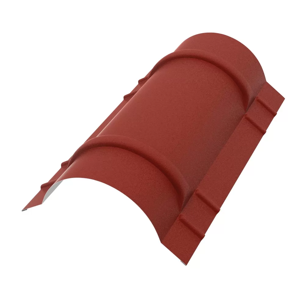 Конёк полукруглый R120мм 1970мм GreenCoat PUR BT 0,5мм RR750 Matt Конёк полукруглый R120мм 1970мм GreenCoat PUR BT 0,5мм RR750 Matt