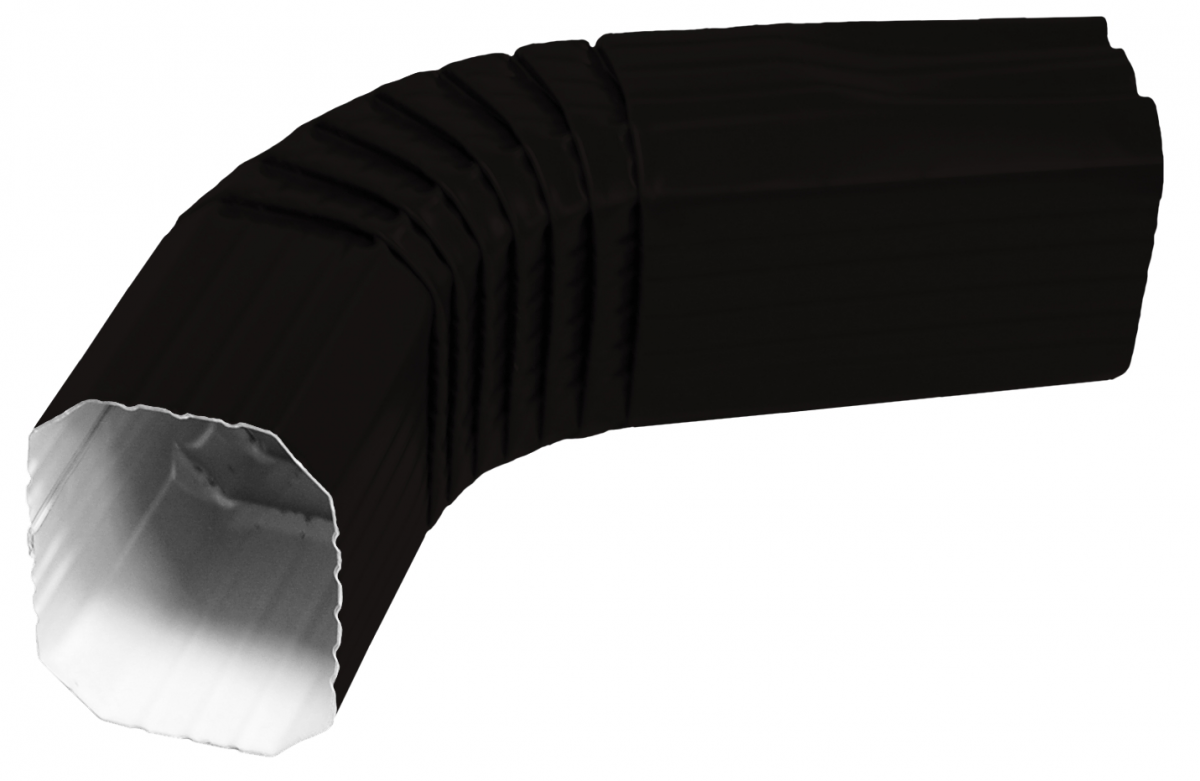 Колено прямоугольное Vortex Matt RAL 9005 черный купить. Колено прямоугольное Vortex Matt RAL 9005 черный