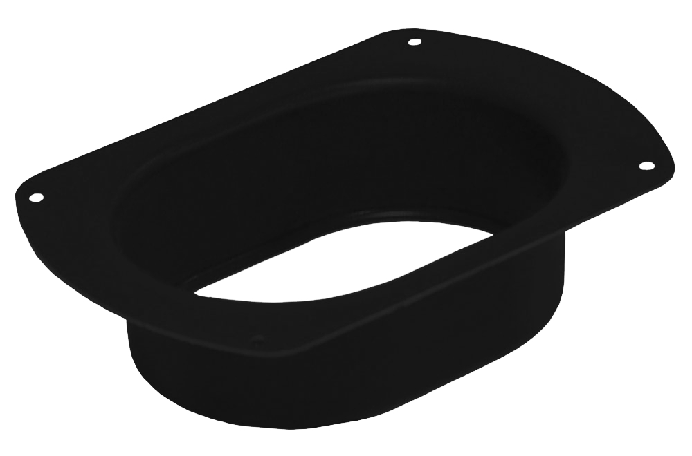 Воронка врезная Vortex Matt 127мм RAL 9005 черный купить. Воронка врезная Vortex Matt 127мм RAL 9005 черный