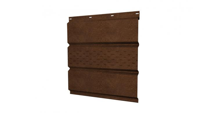 Софит металлический центральная перфорация 0,45 Print Premium с пленкой Antique Wood Софит металлический центральная перфорация 0,45 Print Premium с пленкой Antique Wood