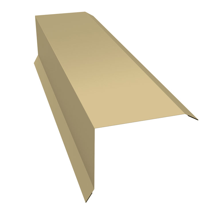 Планка торцевая 80x100 0,45 PE с пленкой RAL 1014 слоновая кость (3м) Планка торцевая 80x100 0,45 PE с пленкой RAL 1014 слоновая кость (3м)