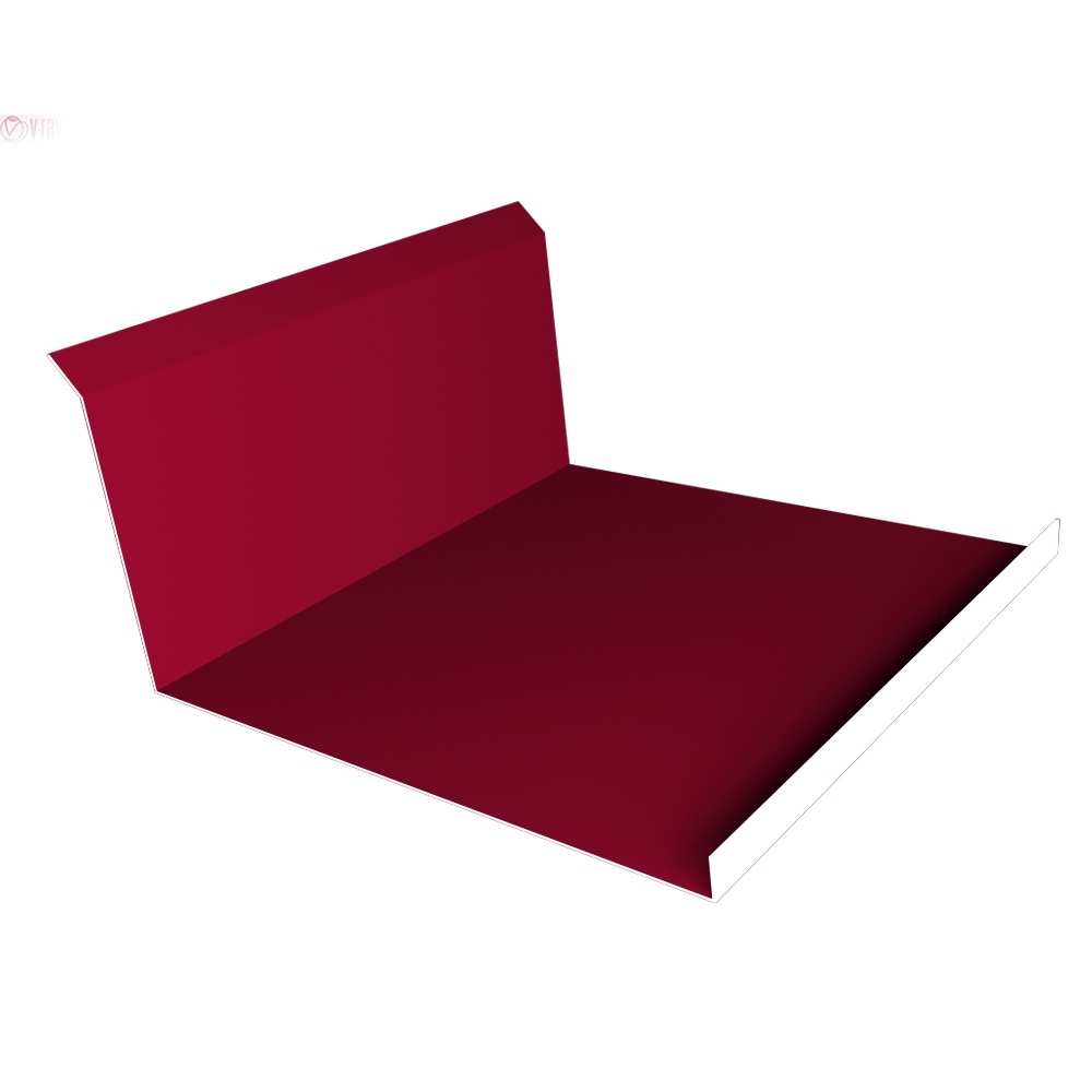 Планка примыкания нижняя 20x122x260x15 0,45 PE с пленкой RAL 3003 рубиново-красный (3м) Планка примыкания нижняя 20x122x260x15 0,45 PE с пленкой RAL 3003 рубиново-красный (3м)
