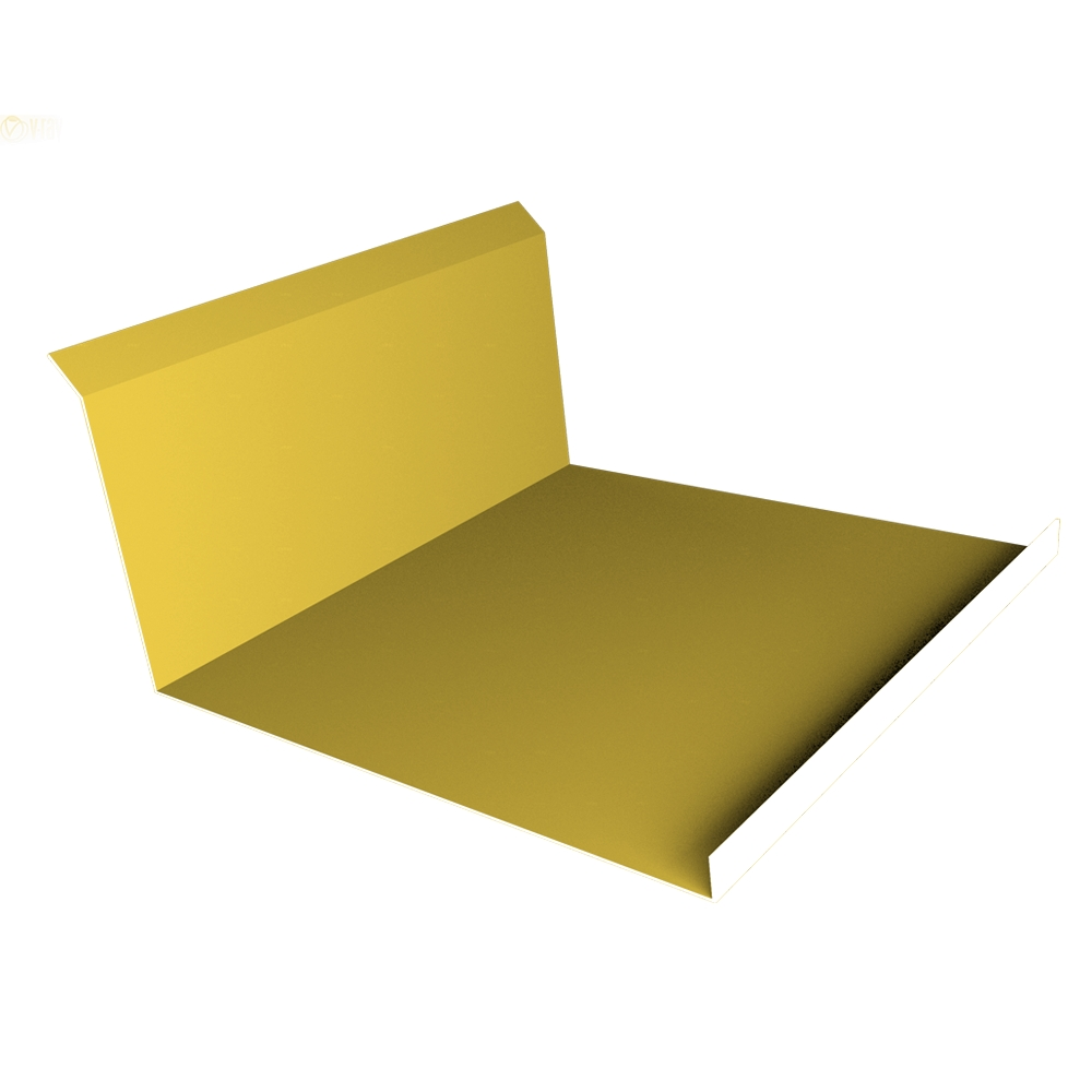 Планка примыкания нижняя 20x122x260x15 0,45 PE с пленкой RAL 1018 цинково-желтый (2м) Планка примыкания нижняя 20x122x260x15 0,45 PE с пленкой RAL 1018 цинково-желтый (2м)