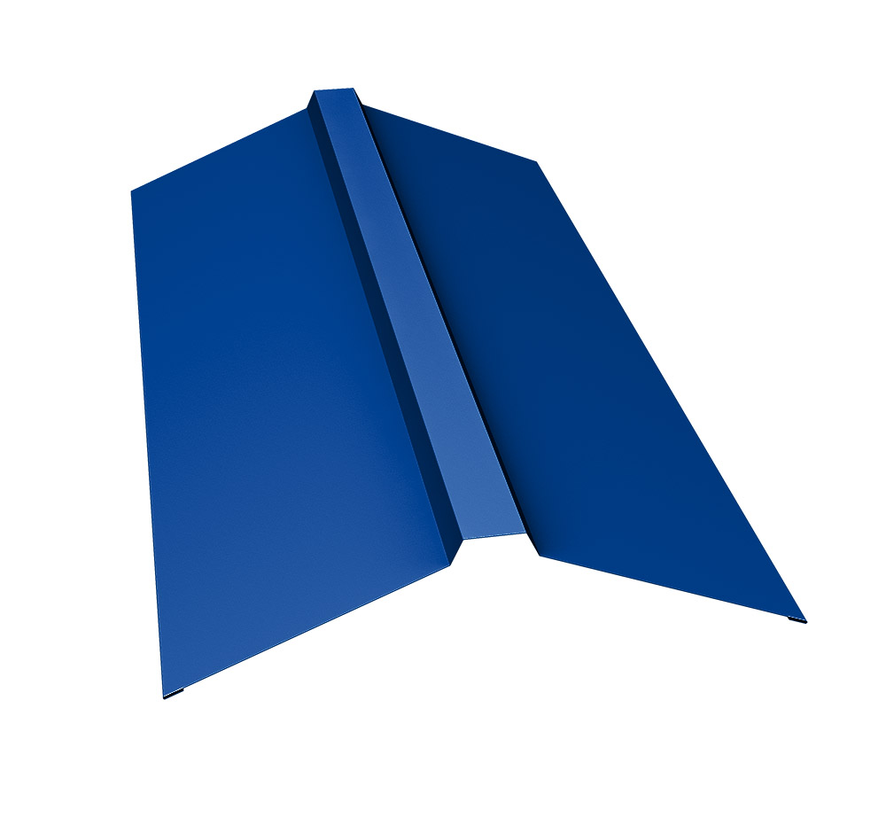 Планка конька прямоугольного 115x30x115 0,45 PE с пленкой RAL 5002 ультрамариново-синий (2м) Планка конька прямоугольного 115x30x115 0,45 PE с пленкой RAL 5002 ультрамариново-синий (2м)