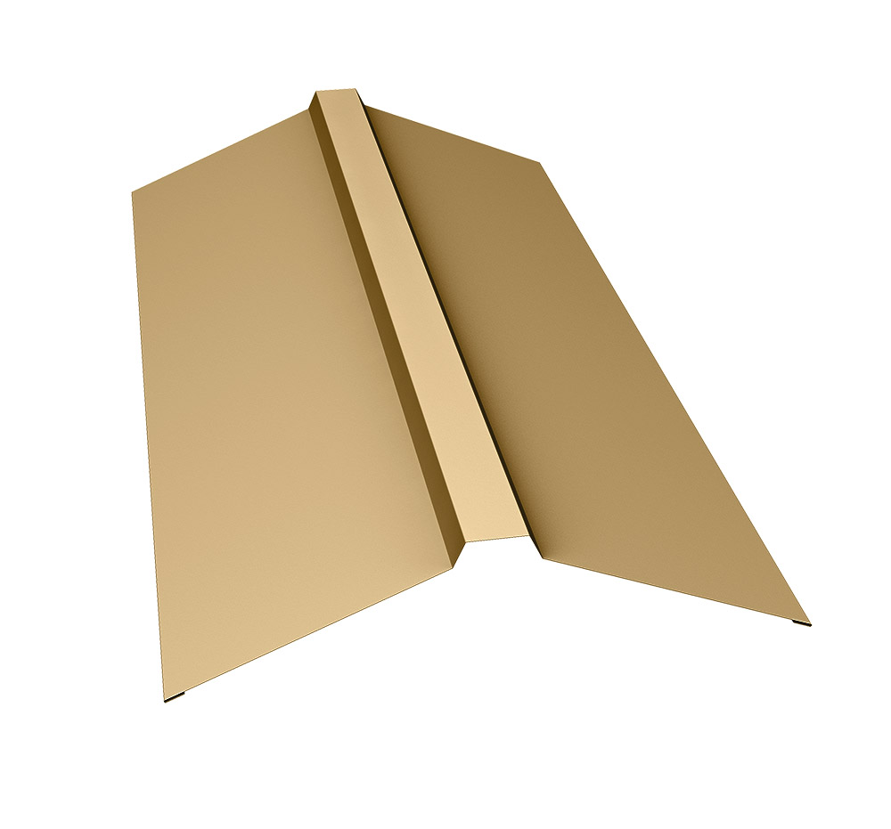 Планка конька прямоугольного 115x30x115 0,45 PE с пленкой RAL 1014 слоновая кость (2м) Планка конька прямоугольного 115x30x115 0,45 PE с пленкой RAL 1014 слоновая кость (2м)