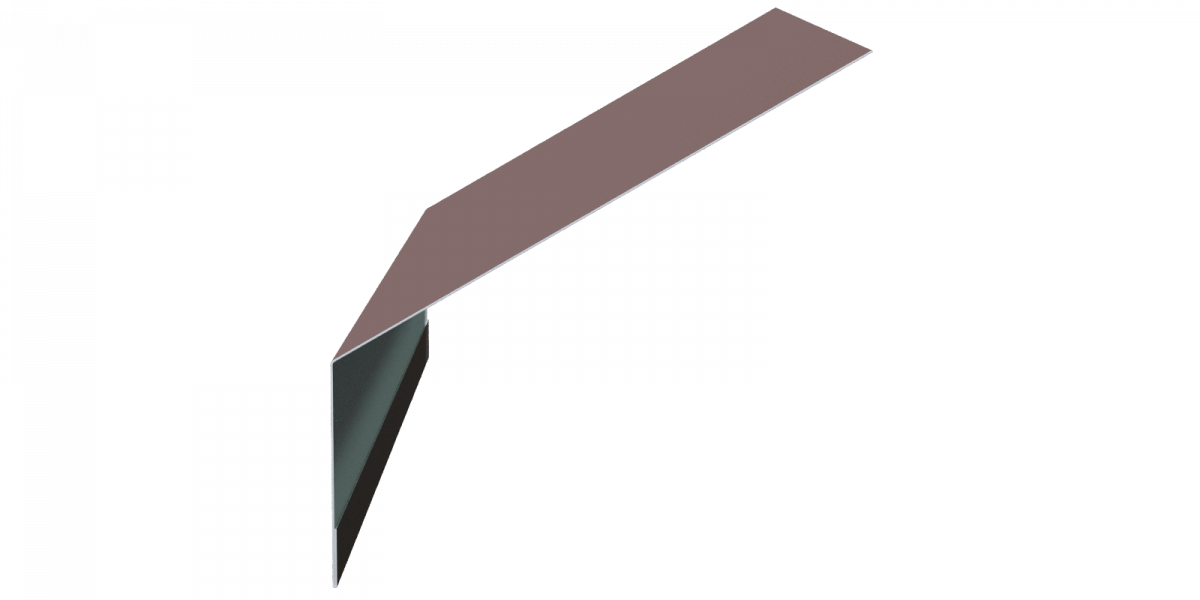 Планка карнизная 135х50 Фарутк S14 над желобом 0,5 Satin с пленкой RAL 8017 шоколад (2м) Планка карнизная 135х50 Фарутк S14 над желобом 0,5 Satin с пленкой RAL 8017 шоколад (2м)