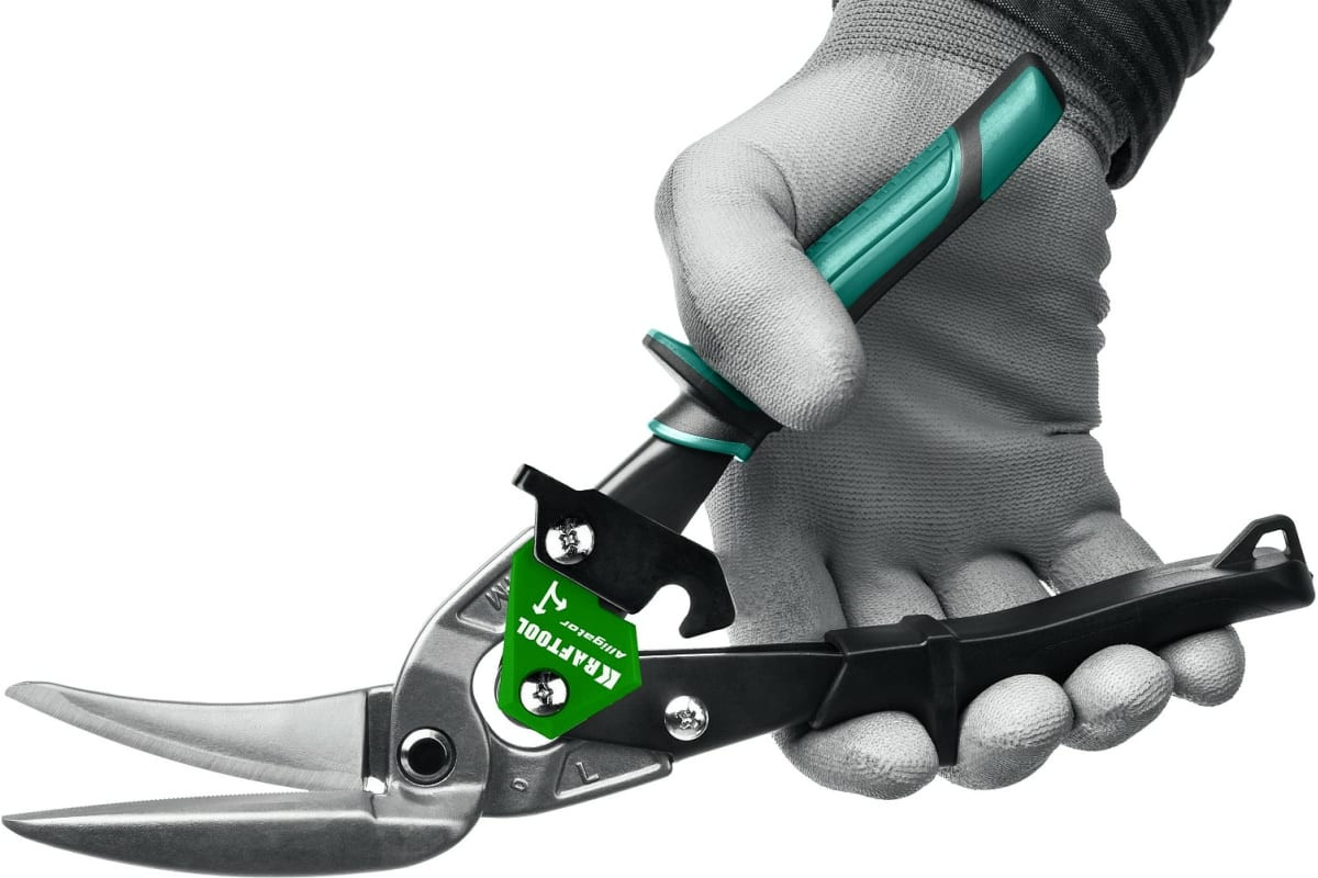 Ножницы по металлу левые удлинённые KRAFTOOL Alligator 280 мм 2328-LL Ножницы по металлу левые удлинённые KRAFTOOL Alligator 280 мм 2328-LL