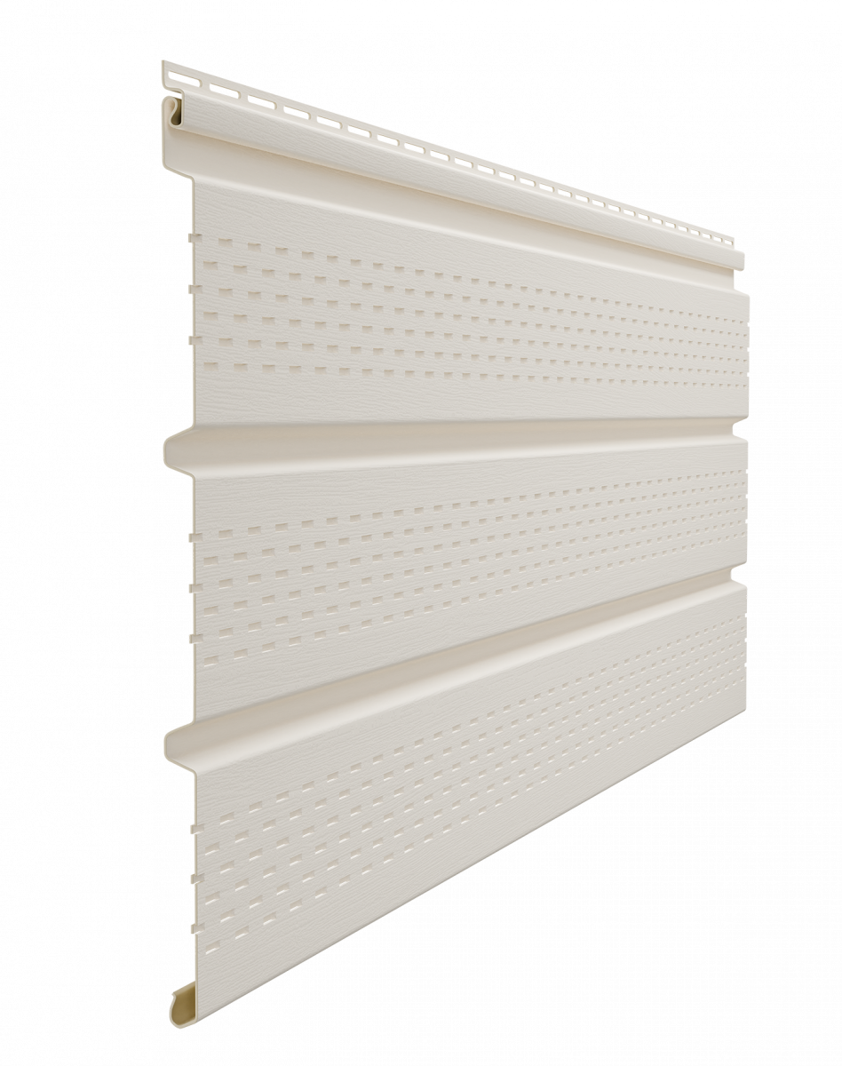 Docke STANDARD Софит перфорированный (Пломбир) Docke STANDARD Софит перфорированный (Пломбир)