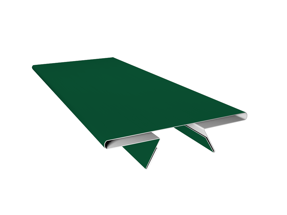 Планка стыковочная составная верхняя 0,5 Satin с пленкой RAL 6005 зеленый мох (3м) Планка стыковочная составная верхняя 0,5 Satin с пленкой RAL 6005 зеленый мох (3м)