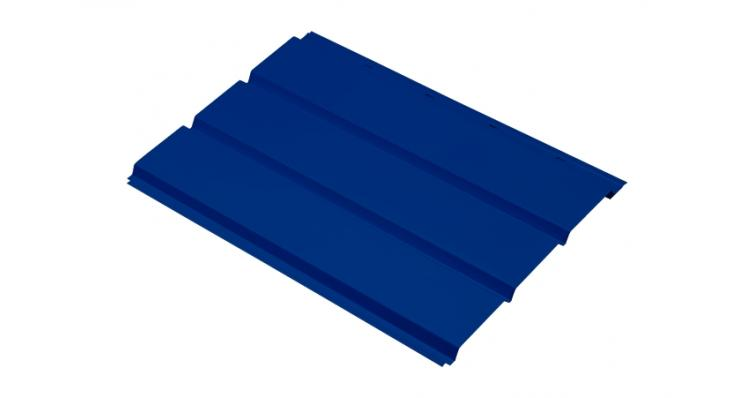 Софит металлический без перфорации 0,5 Satin с пленкой RAL 5005 сигнальный синий Софит металлический без перфорации 0,5 Satin с пленкой RAL 5005 сигнальный синий