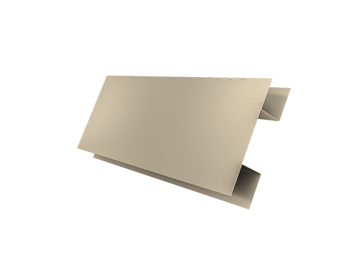 Планка H-образная БХ new 0,5 Satin с пленкой RAL 1015 светлая слоновая кость (2м) Планка H-образная БХ new 0,5 Satin с пленкой RAL 1015 светлая слоновая кость (2м)
