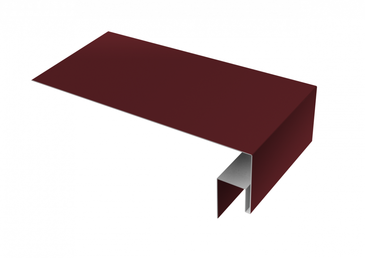 Планка околооконная сложная БХ new 250х75х27 0,5 Satin с пленкой RAL 3005 красное вино (2м) Планка околооконная сложная БХ new 250х75х27 0,5 Satin с пленкой RAL 3005 красное вино (2м)