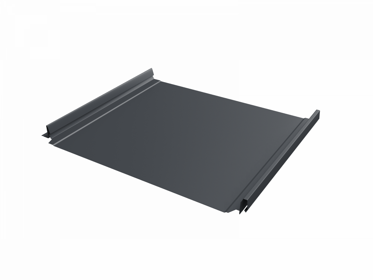 Кликфальц Pro 0,5 Satin Matt TX RAL 7024 мокрый асфальт Кликфальц Pro 0,5 Satin Matt TX RAL 7024 мокрый асфальт