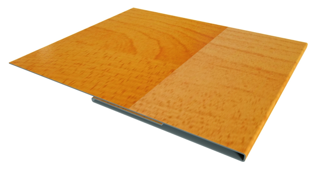 Планка финишная 46х25 0,45 Print Elite Honey Wood TwinColor (3м) Планка финишная 46х25 0,45 Print Elite Honey Wood TwinColor (3м)