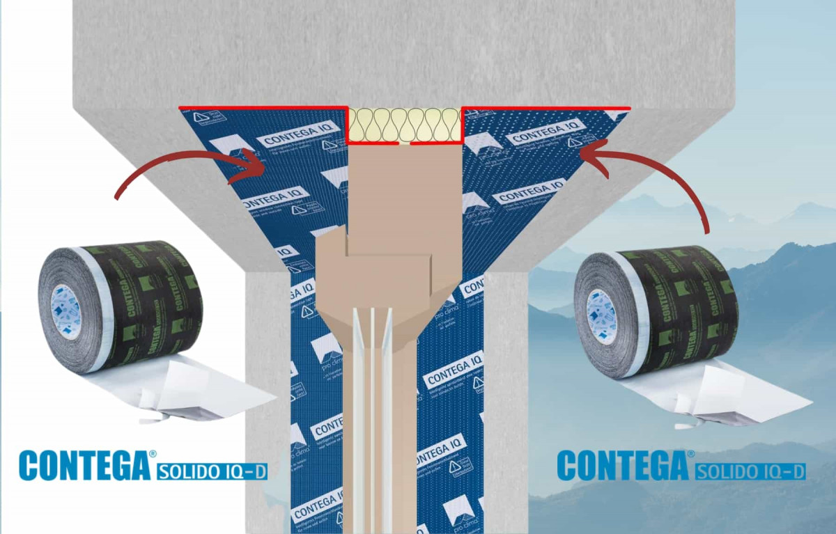pro clima CONTEGA SOLIDO IQ-D универсальная клейкая лента для окон (8 см х 30 м, 16821) pro clima CONTEGA SOLIDO IQ-D универсальная клейкая лента для окон (8 см х 30 м, 16821)
