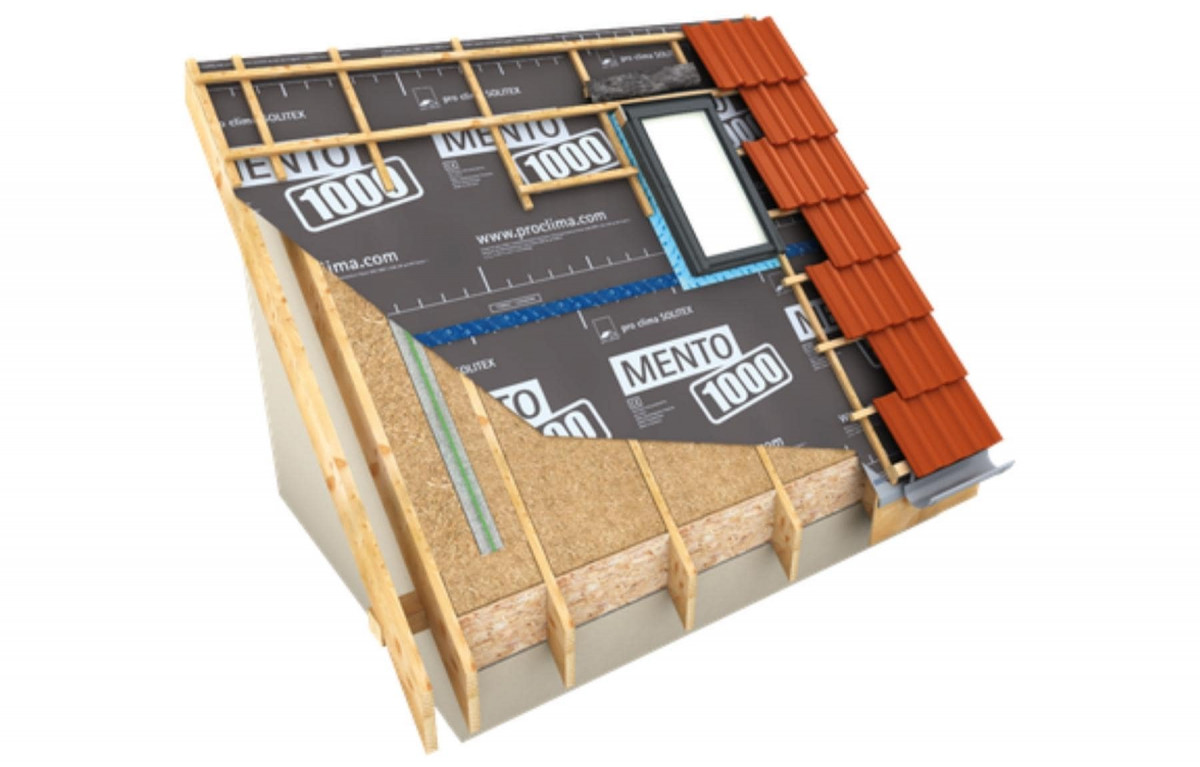 pro clima SOLITEX MENTO 1000 connect ветровлагозащитная мембрана (1,5 м х 50 м, 12219) pro clima SOLITEX MENTO 1000 connect ветровлагозащитная мембрана (1,5 м х 50 м, 12219)