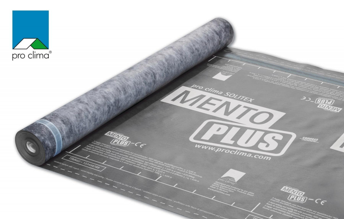 pro clima SOLITEX MENTO PLUS connect ветровлагозащитная мембрана (1,5 м х 50 м, 12911) pro clima SOLITEX MENTO PLUS connect ветровлагозащитная мембрана (1,5 м х 50 м, 12911)