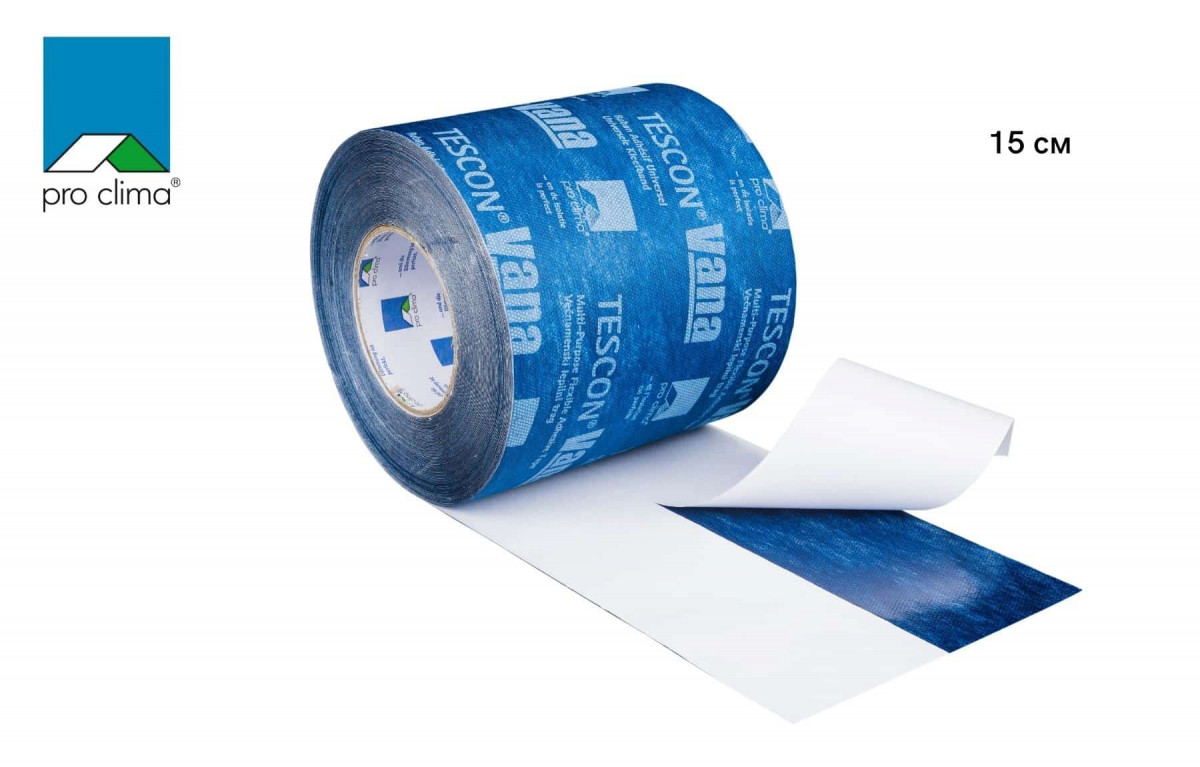 pro clima TESCON VANA клейкая лента (15 см x 30 м, 11251) pro clima TESCON VANA клейкая лента (15 см x 30 м, 11251)