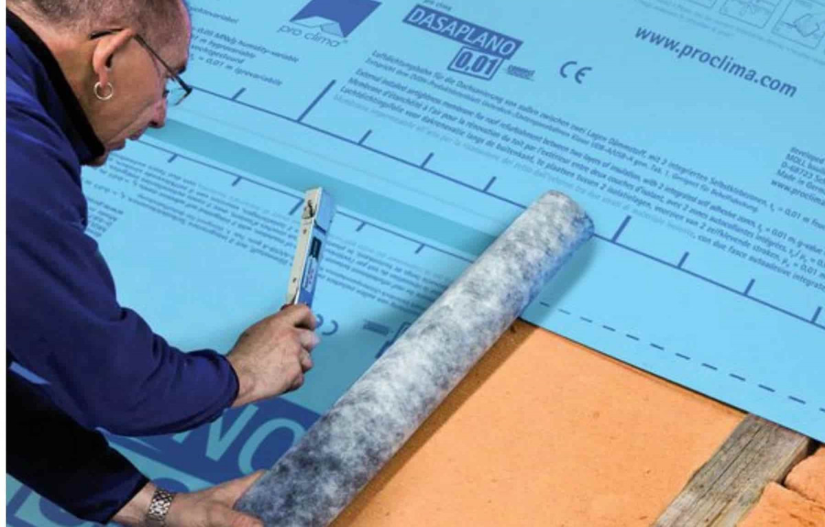 pro clima DASAPLANO 0,01 connect пароизоляционная мембрана для реконструкции (1,5 м х 50 м, 14086) pro clima DASAPLANO 0,01 connect пароизоляционная мембрана для реконструкции (1,5 м х 50 м, 14086)