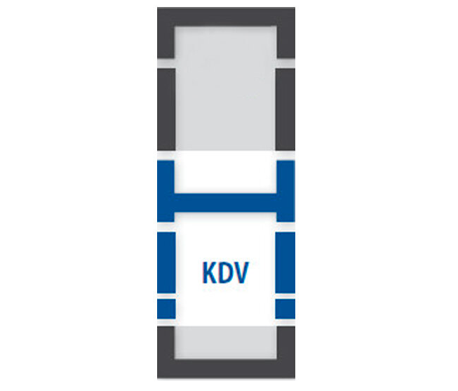 Часть вертикального комбинированного оклада универсальный Факро KDV 55x78 Часть вертикального комбинированного оклада универсальный Факро KDV 55x78