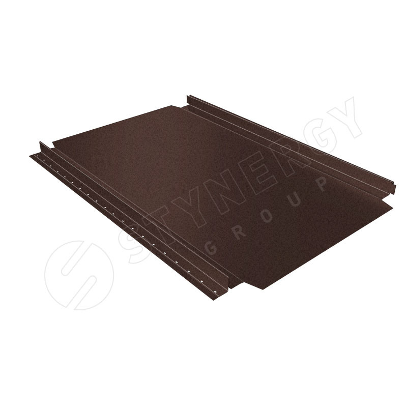 Smart Фальц Pro CORUNDUM50® матовый RAL 8017 0.50 с готовым подгибом Smart Фальц Pro CORUNDUM50® матовый RAL 8017 0.50 с готовым подгибом