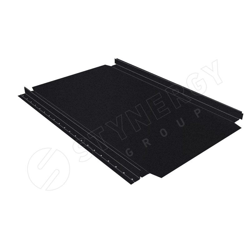 Smart Фальц Pro CORUNDUM50® матовый RAL 9005 0.50 с готовым подгибом Smart Фальц Pro CORUNDUM50® матовый RAL 9005 0.50 с готовым подгибом
