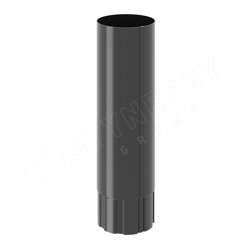 Stynergy СТАНДАРТ 125/90 Труба круглая 3000 мм RAL 7024 Stynergy СТАНДАРТ 125/90 Труба круглая 3000 мм RAL 7024