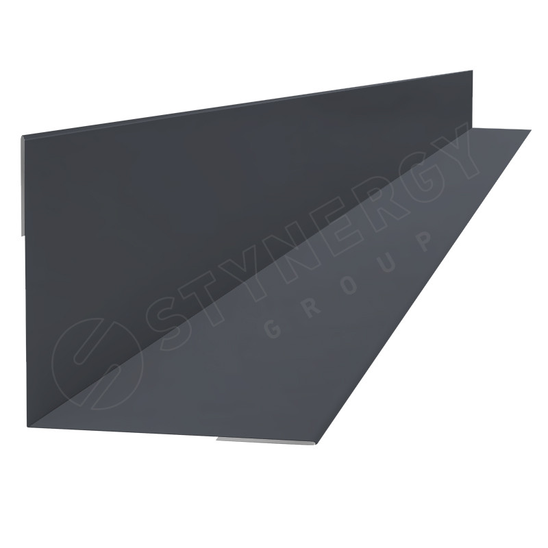 Планка угла внутреннего простая для металлосайдинга 110x110 RAL 7024 (L=3,00) Планка угла внутреннего простая для металлосайдинга 110x110 RAL 7024 (L=3,00)