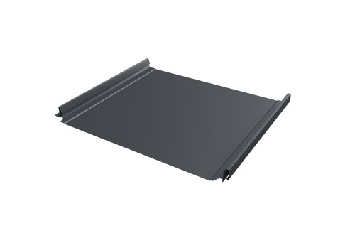 Кликфальц Pro 0,45 Drap ST с пленкой на замках RAL 7024 мокрый асфальт Кликфальц Pro 0,45 Drap ST с пленкой на замках RAL 7024 мокрый асфальт