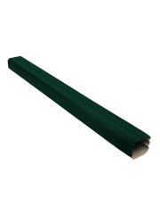Труба прямоугольная Vortex 1м RAL 6005 купить. Труба прямоугольная Vortex 1м RAL 6005
