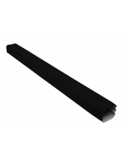 Труба прямоугольная Vortex Matt 1м RAL 9005 черный