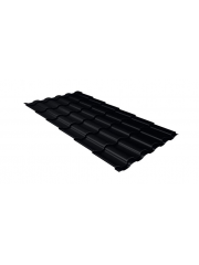 Металлочерепица кредо 0,45 Drap TX RAL 9005 черный