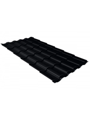 Металлочерепица кредо 0,45 Drap RAL 9005 черный