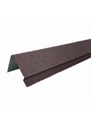 HAUBERK наличник оконный металлический LUX, шотландский 1250x120x100 мм