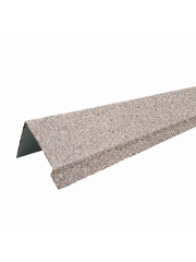 HAUBERK наличник оконный металлический LUX, серо-бежевый,1250x120x100 мм