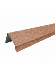 HAUBERK наличник оконный металлический LUX, песчаный 1250x120x100 мм