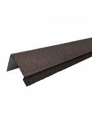 HAUBERK наличник оконный металлический LUX, баварский, 1250x120x100 мм