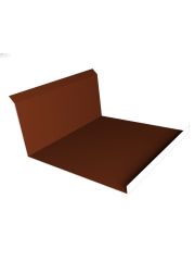 Планка примыкания нижняя 20х122х260х15 0,5 Satin с пленкой RAL 3009 оксидно-красный (2м) Планка примыкания нижняя 20х122х260х15 0,5 Satin с пленкой RAL 3009 оксидно-красный (2м)