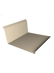 Планка примыкания нижняя 20х122х260х15 0,5 Satin с пленкой RAL 1015 светлая слоновая кость (2м) Планка примыкания нижняя 20х122х260х15 0,5 Satin с пленкой RAL 1015 светлая слоновая кость (2м)