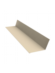 Планка примыкания 90х140 0,5 Satin с пленкой RAL 1015 светлая слоновая кость (2м)