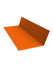 Планка примыкания 150x250 0,45 PE с пленкой RAL 2004 оранжевый (2м)