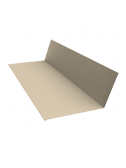 Планка примыкания 150х250 0,5 Satin с пленкой RAL 1015 светлая слоновая кость (2м)