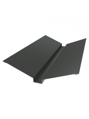 Планка ендовы верхней 115x30x115 0,45 PE с пленкой RAL 7005 мышино-серый (2м) Планка ендовы верхней 115x30x115 0,45 PE с пленкой RAL 7005 мышино-серый (2м)