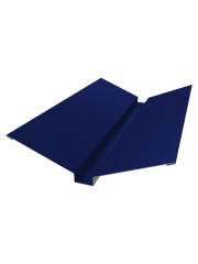 Планка ендовы верхней 115x30x115 0,45 PE с пленкой RAL 5002 ультрамариново-синий (3м) Планка ендовы верхней 115x30x115 0,45 PE с пленкой RAL 5002 ультрамариново-синий (3м)