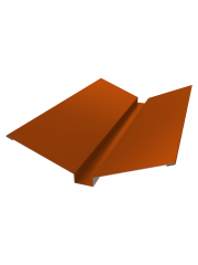 Планка ендовы верхней 115x30x115 0,45 PE с пленкой RAL 2004 оранжевый (2м) Планка ендовы верхней 115x30x115 0,45 PE с пленкой RAL 2004 оранжевый (2м)