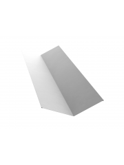 Планка ендовы верхней 145x145 0,45 PE с пленкой RAL 9003 сигнальный белый (2м) Планка ендовы верхней 145x145 0,45 PE с пленкой RAL 9003 сигнальный белый (2м)
