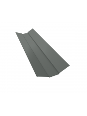 Планка ендовы верхней 95x80x95 0,45 PE с пленкой RAL 7005 мышино-серый (2м) Планка ендовы верхней 95x80x95 0,45 PE с пленкой RAL 7005 мышино-серый (2м)