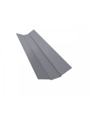 Планка ендовы верхней 95x80x95 0,45 PE с пленкой RAL 7004 сигнальный серый (2м) Планка ендовы верхней 95x80x95 0,45 PE с пленкой RAL 7004 сигнальный серый (2м)