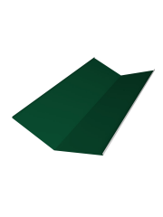 Планка ендовы нижней 300x300 0,45 PE с пленкой RAL 6005 зеленый мох (2м)