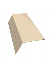 Планка карнизная широкая 100x85 0,45 PE с пленкой RAL 1015 светлая слоновая кость (2м)